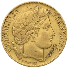Pièce 10 Francs Or Cérès 1850 A