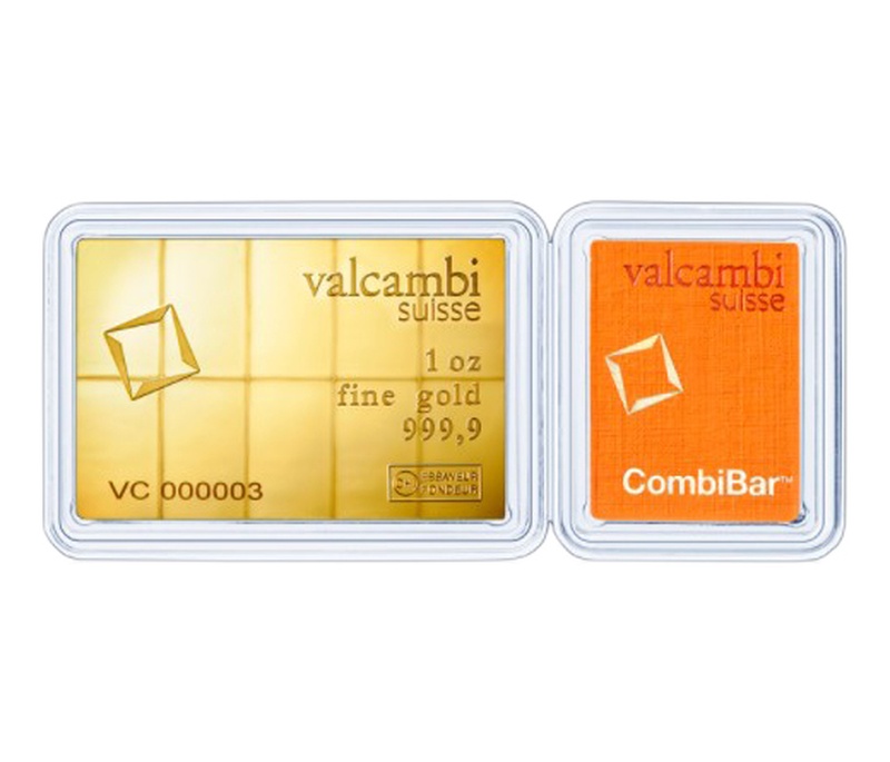 Lingot d'Or 1 Once Combibar (10 x 1/10) Valcambi