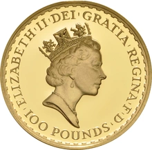 4 Pièces Britannia Or 1987 BE en Boîte