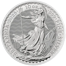 Pièce Britannia Argent 10 Onces 2025