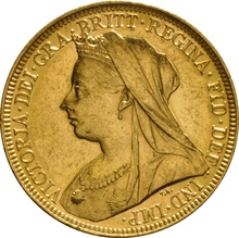 Souverain Or 1896 Victoria Tête Vieille M