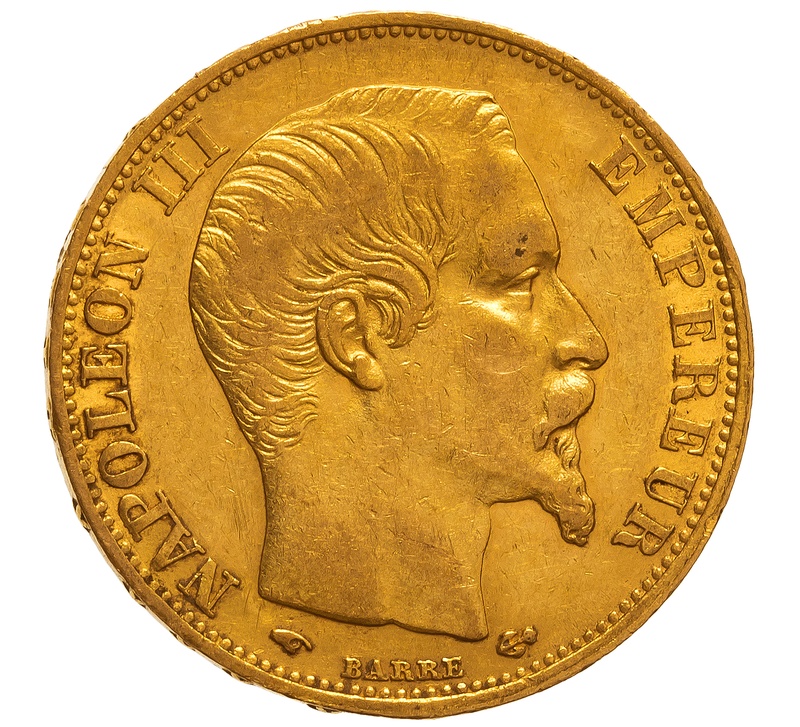 20 Francs Or Napoléon III Tête Nue 1860 A