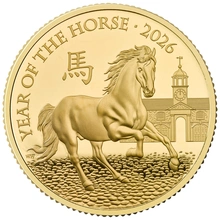 Pièce en or Finition Particulière 1 oz Année du Cheval 2026 de Royal Mint