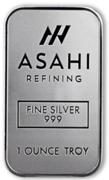 Lingot d'Argent 1 Once Asahi