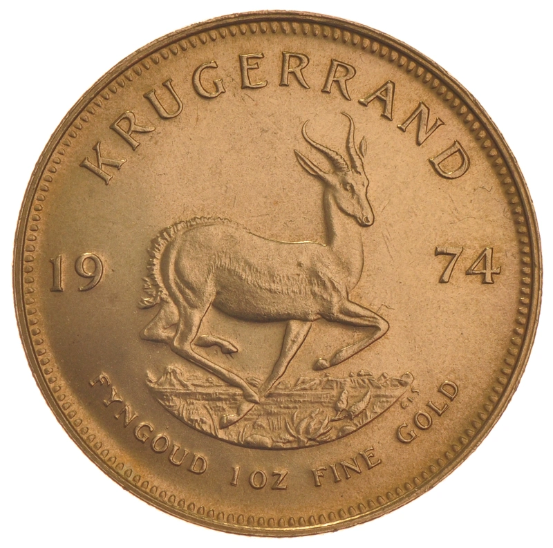 1974 Krugerrand Gold Coin 1oz