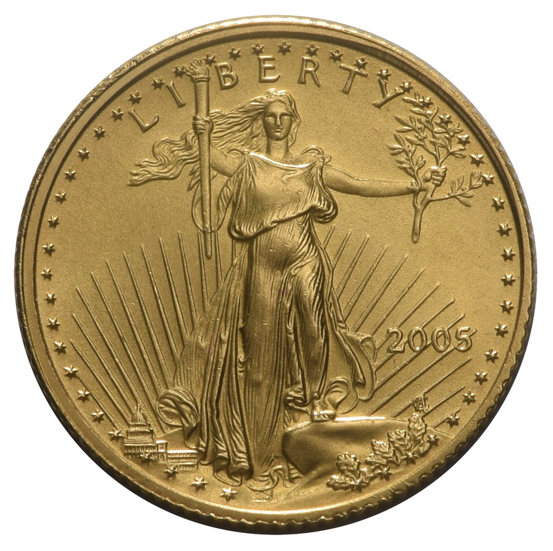 2005 Tenth Ounce Eagle Gold Coin