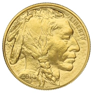 Pièce 50 Dollars Or American Buffalo 1 Once 2010