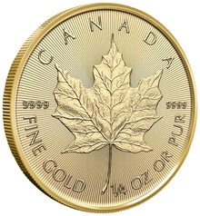 Pièce Maple Leaf Or 1/4 Once 2026