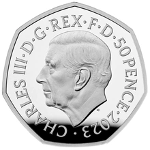 Pièce 50 Pence Star Wars Argent 2023 Dark Vador et l'Empereur Palpatine BE en Boîte