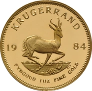 Pièce Krugerrand Or 1 Once 1984 BE