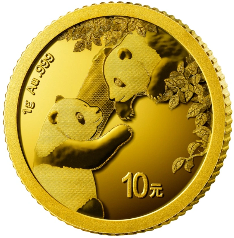 Pièce Panda Or 1g 2023