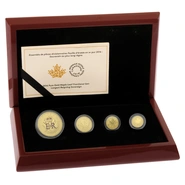 4 Pièces Maple Leaf Or 2016 en Boîte
