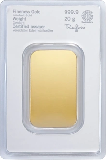 Lingot d'Or 20g Heraeus