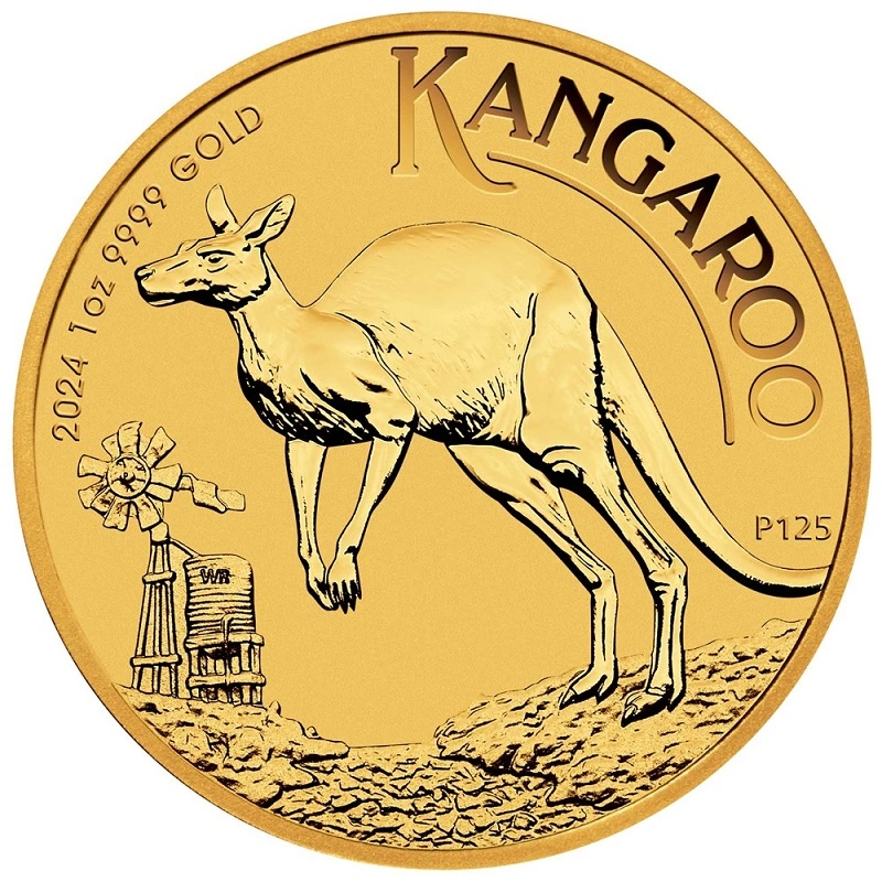 Pièce Kangourou Or 1 Once 2024