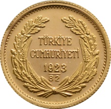 100 Piastres Or Turcs Kemal Ataturk