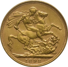 Pièce Souverain Or 1898 (Londres)