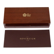 Ecrin de Collection de 5 Souverains Or 2019