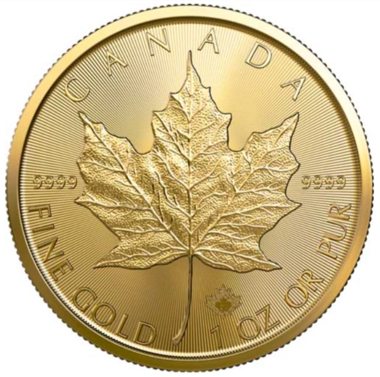 Pièce Maple Leaf Or 1 Once 2023