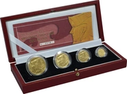 Ecrin de Collection de 4 Britannia Or 2003