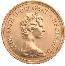 Pièce Souverain Or Elisabeth II Portrait Décimal Notre Choix