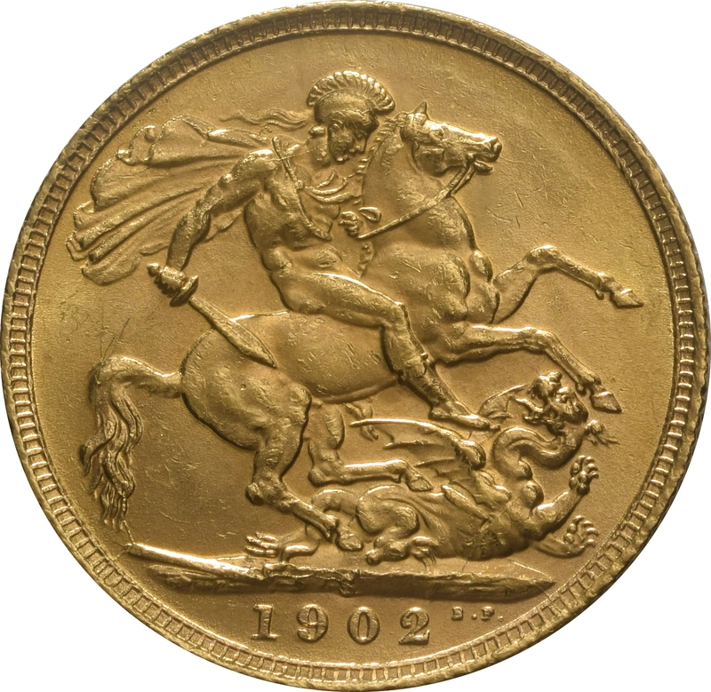 Souverain Or 1902 Edouard VII S