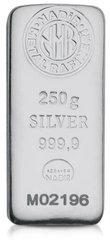 Lingot d'Argent 250g Nadir