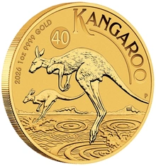 Pièce Kangourou Or 1 Once 2026