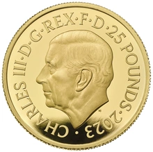 Pièce Mythes et Légendes Or 1/4 Once 2023 Morgan Le Fay en Boîte