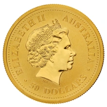 Pièce Kangourou Or 1/2 Once 1999