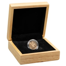 Coffret de Présentation Pour Pièce d'Or Demi Souverain 20mm