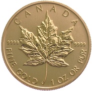 Maple Leaf de 1 once en or - notre choix