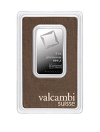 Lingot de Platine 1 Once Valcambi