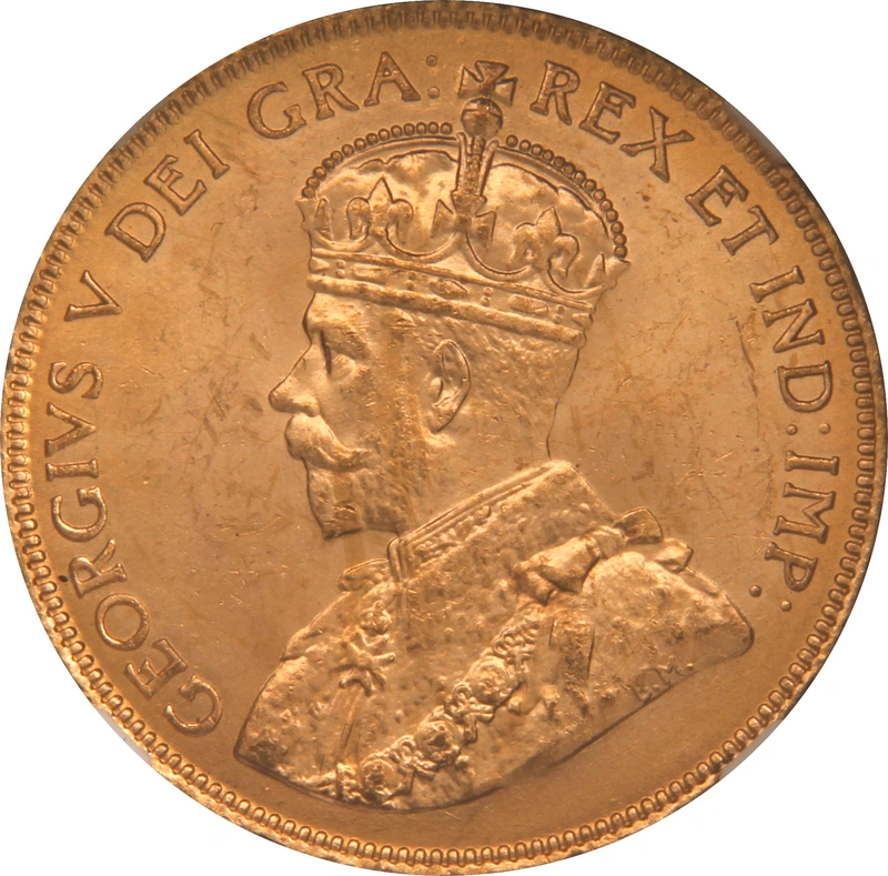 Pièce 10 Dollars Or Canada 1913 NGC MS64