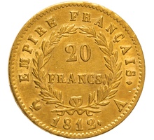 20 Francs Or Napoléon I Tête Laurée 1812 A