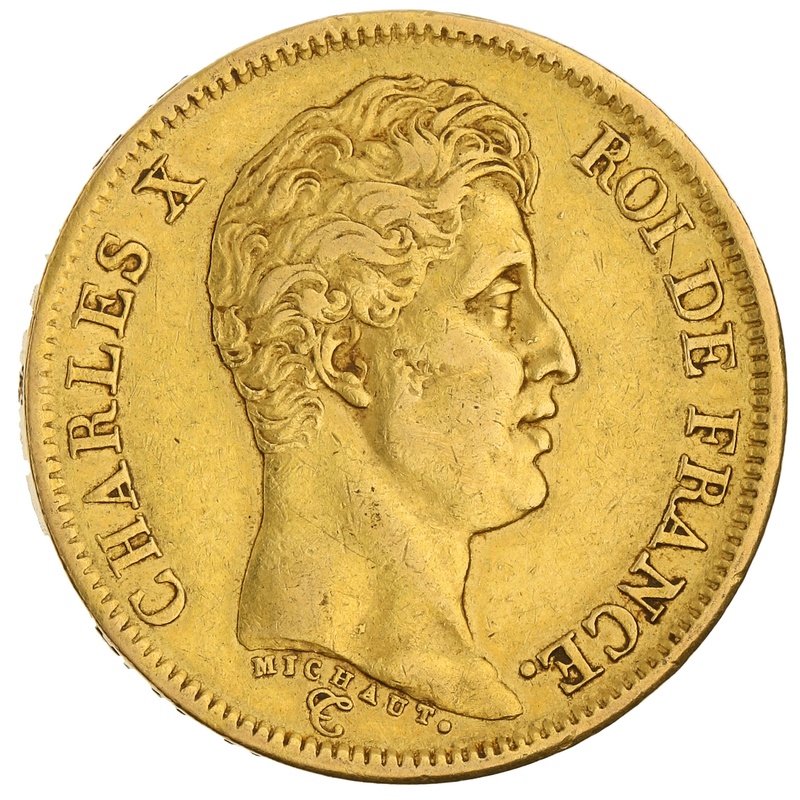 40 Francs Or Charles X (1824-1830)