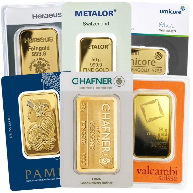 Lingot d'Or 50g Notre Choix Neuf