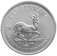 Pièce Krugerrand Argent 1 Once Notre Choix