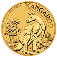 Kangourou en or de 1/2 Once - 2023