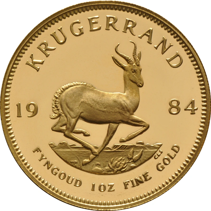 1984 Proof Krugerrand Gold Coin 1oz