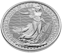 Pièce Britannia Platine 1 Once 2025