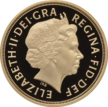 2009 - Pièce d'Or de 5 £ (Quintuple Souverain)