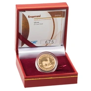 Pièce Krugerrand Or 1/4 Once 2016 BE en Boîte
