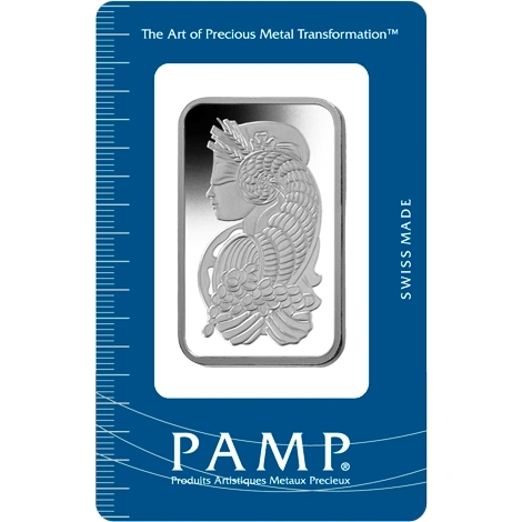Lingot de Platine 100g Pamp