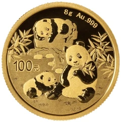 Pièce Panda Or 8g 2025