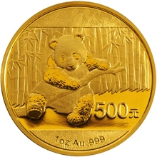 Pièce Panda Or 1 Once 2014