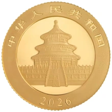 Pièce Panda Or 3g 2026