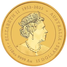 Pièce Perth Mint Lunar Or 1/10 Once 2024 Année du Dragon