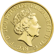 Pièce Queen's Beasts Or 1 Once 2020 Le Lion Blanc de Mortimer