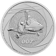 Pièce Six Décennies de 007 Bond des Années 1960 Argent 1 Once 2024