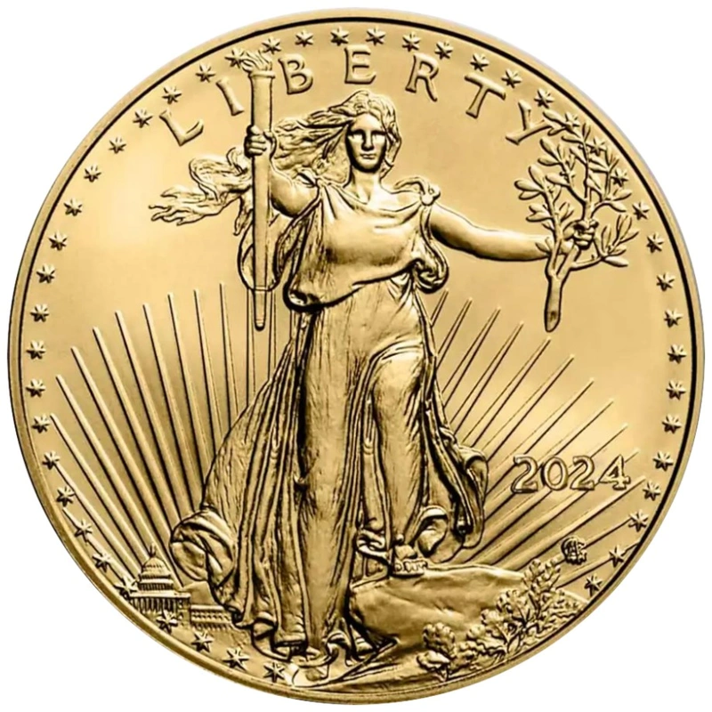 Pièce American Eagle Or 1/4 Once 2024